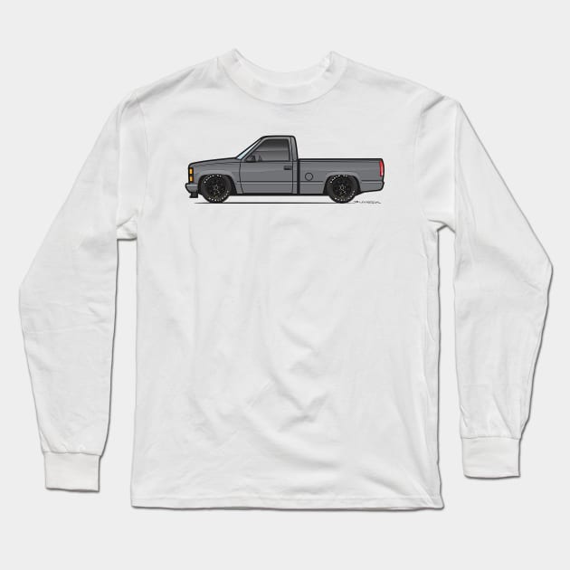 Gray Long Sleeve T-Shirt by JRCustoms44